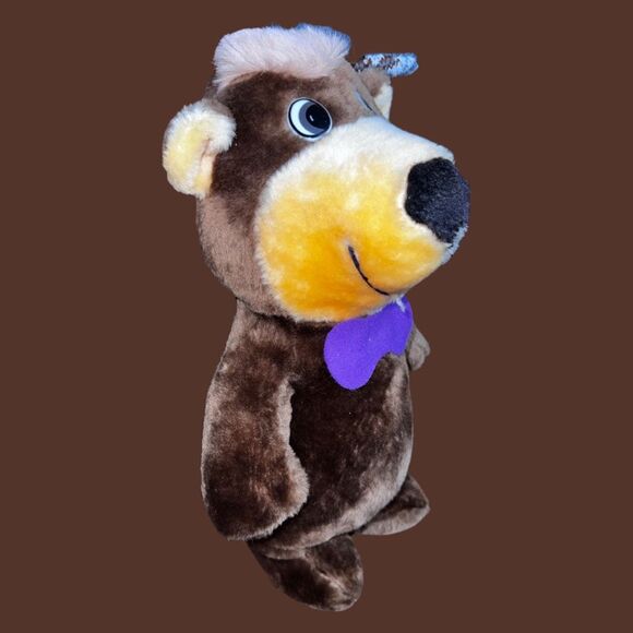 Vintage 1989 Yogi Bear Friend Boo Boo Hanna Barbera Plush Bear 13" - Picture 3 of 7